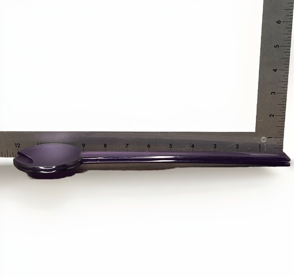 Purple Tupperware Salad Server Set Fork Spoon