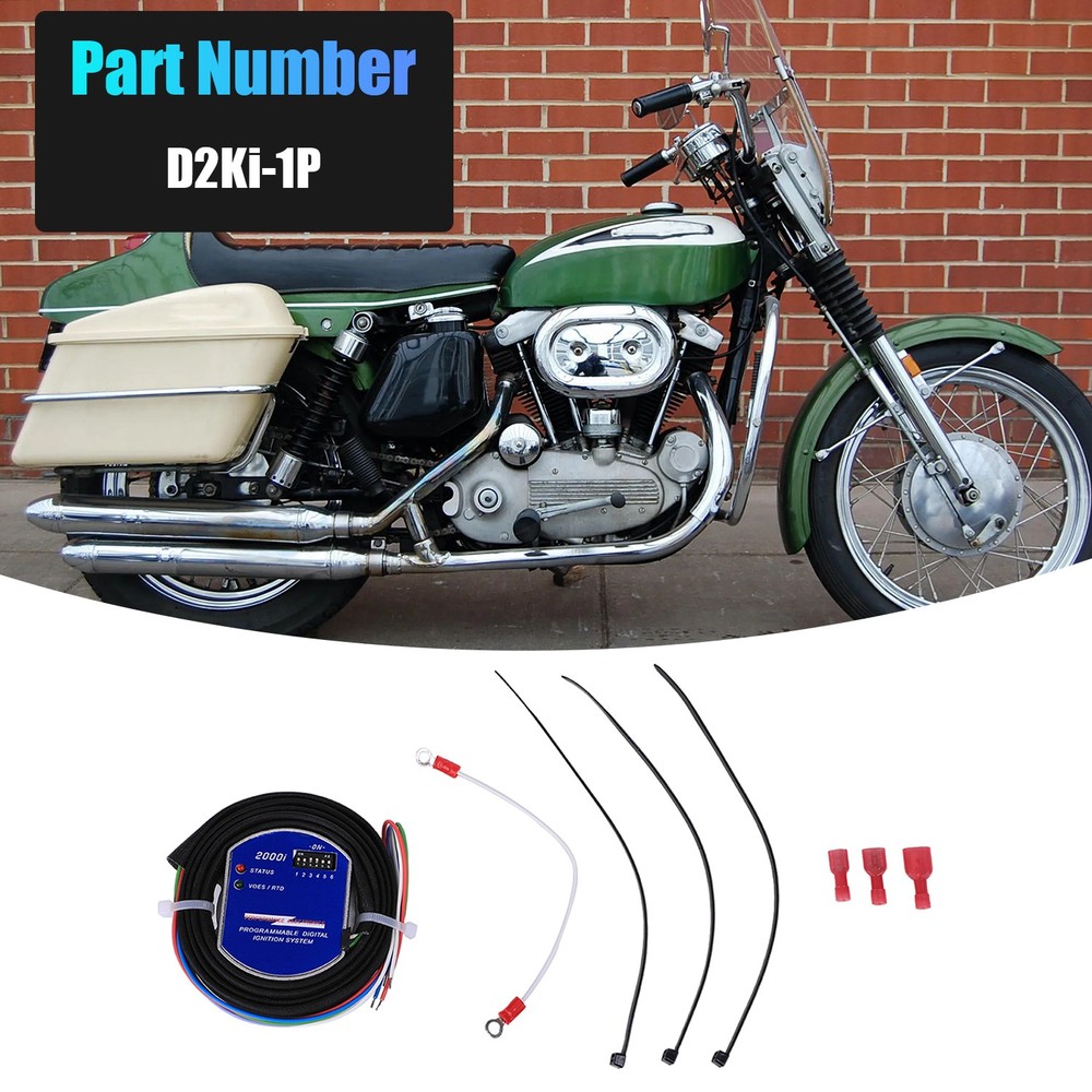 For 2000i Programmable Digital Ignition Module D2Ki1P compatible Harley 70-98