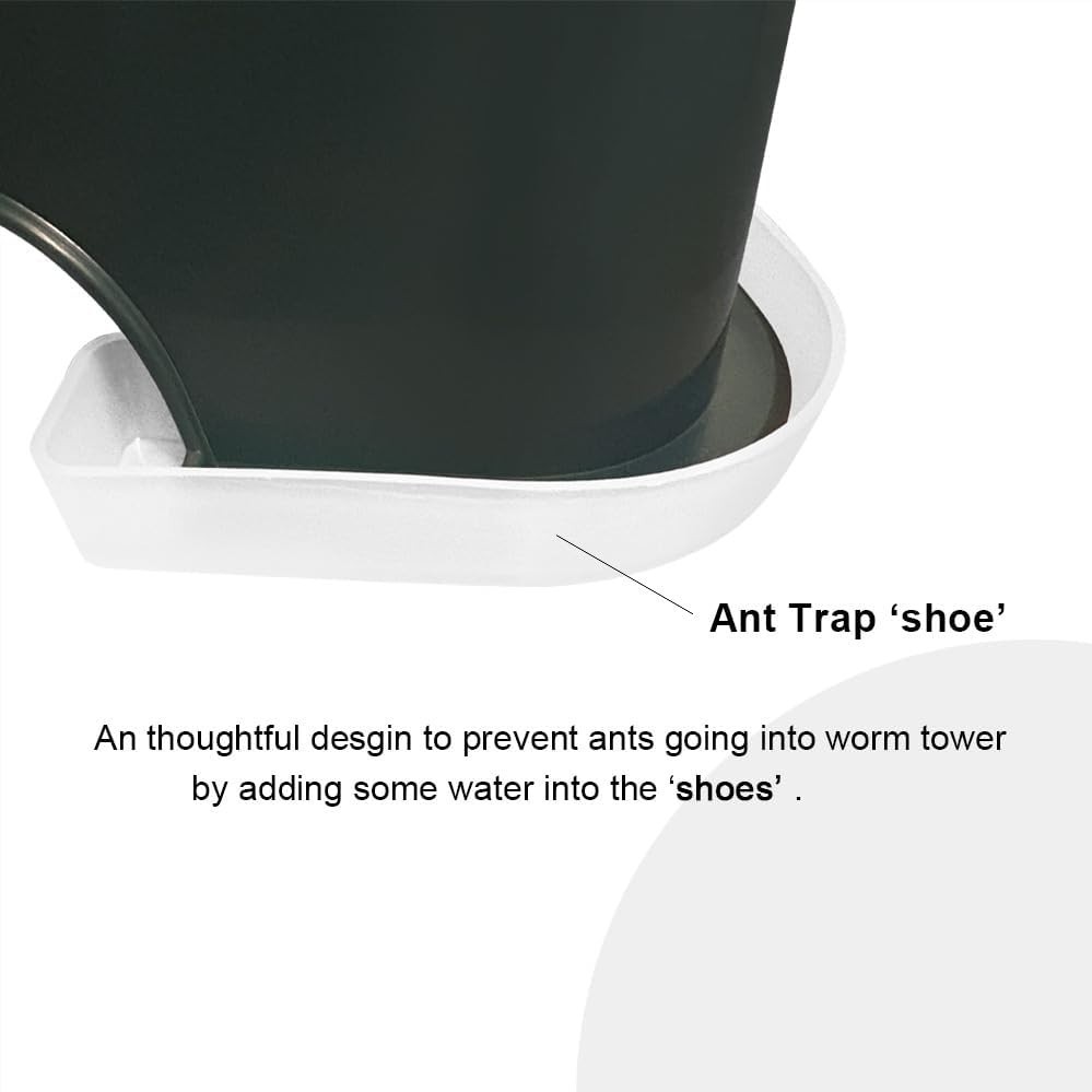 The Plus 5-Tray Worm Composter - Eco-Friendly Indoor & Outdoor Solution