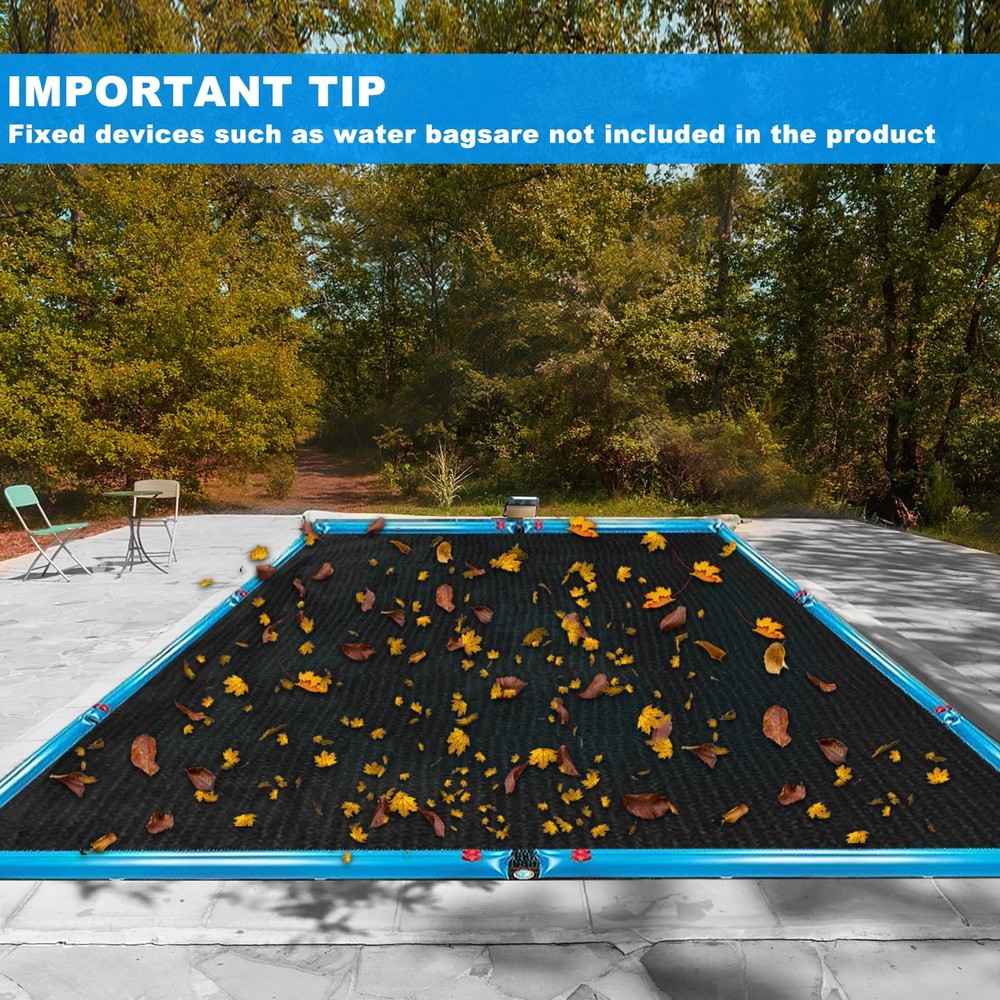 16x26FT Pool Leaf Net Cover for Inground & Above Ground Rectangular Pools