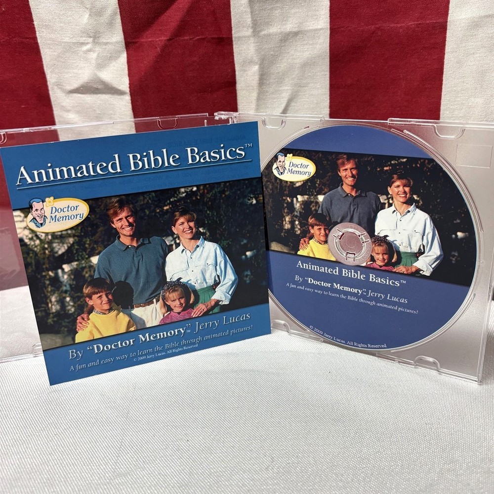 JERRY LUCAS Animated Bible Basics CD-Rom scripture memory 2009 pictures NBA