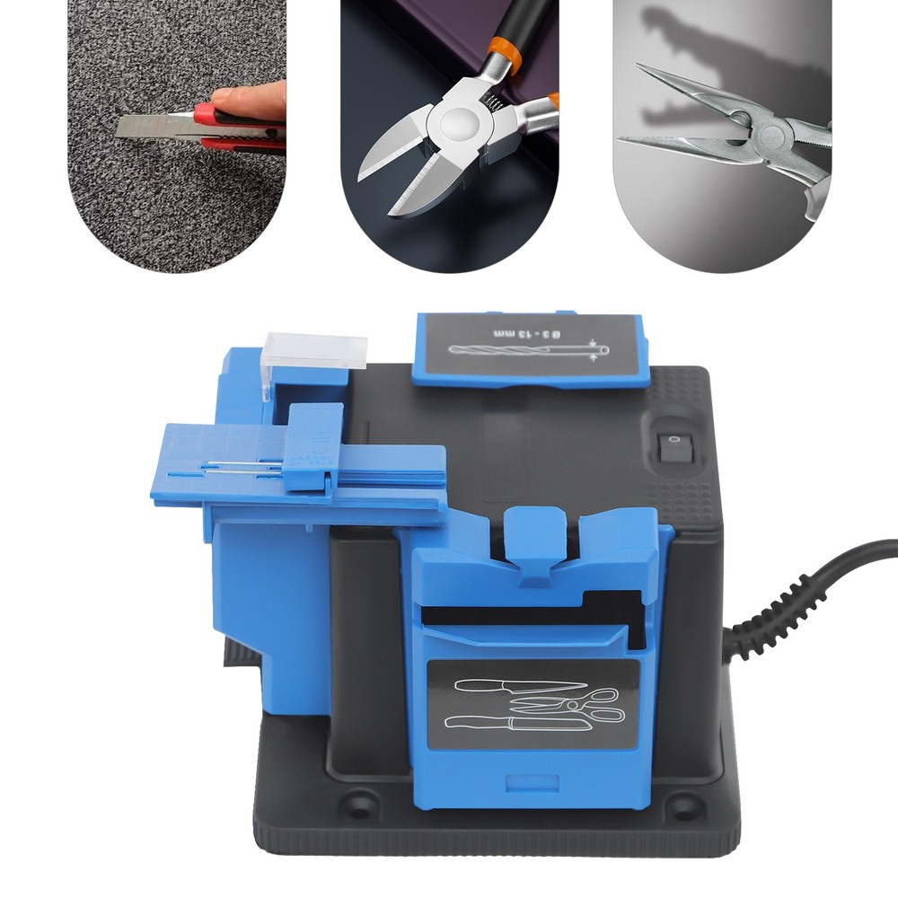 Multifunctional Electric Drill Bit Sharpener Bench Mounting Sharpening New