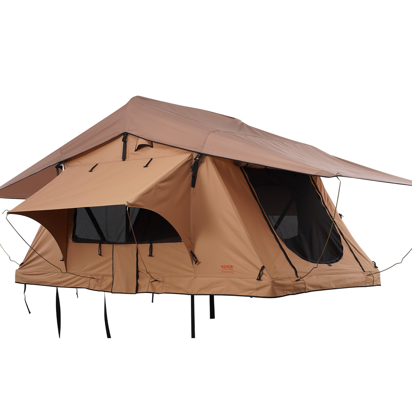 Soft Shell Roof Top Tent w/ Ladder for 2-3 Person Waterproof for Jeep SUV Truck