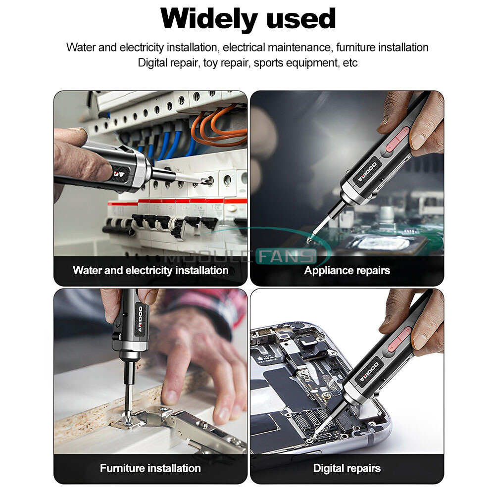 Portable Electric Screwdriver set mini Compact USB rechargeable Screw Driver