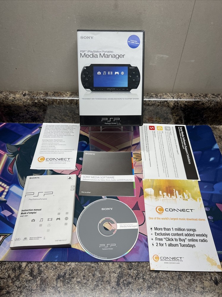 Sony PSP Media Manager UMD with inserts #ML