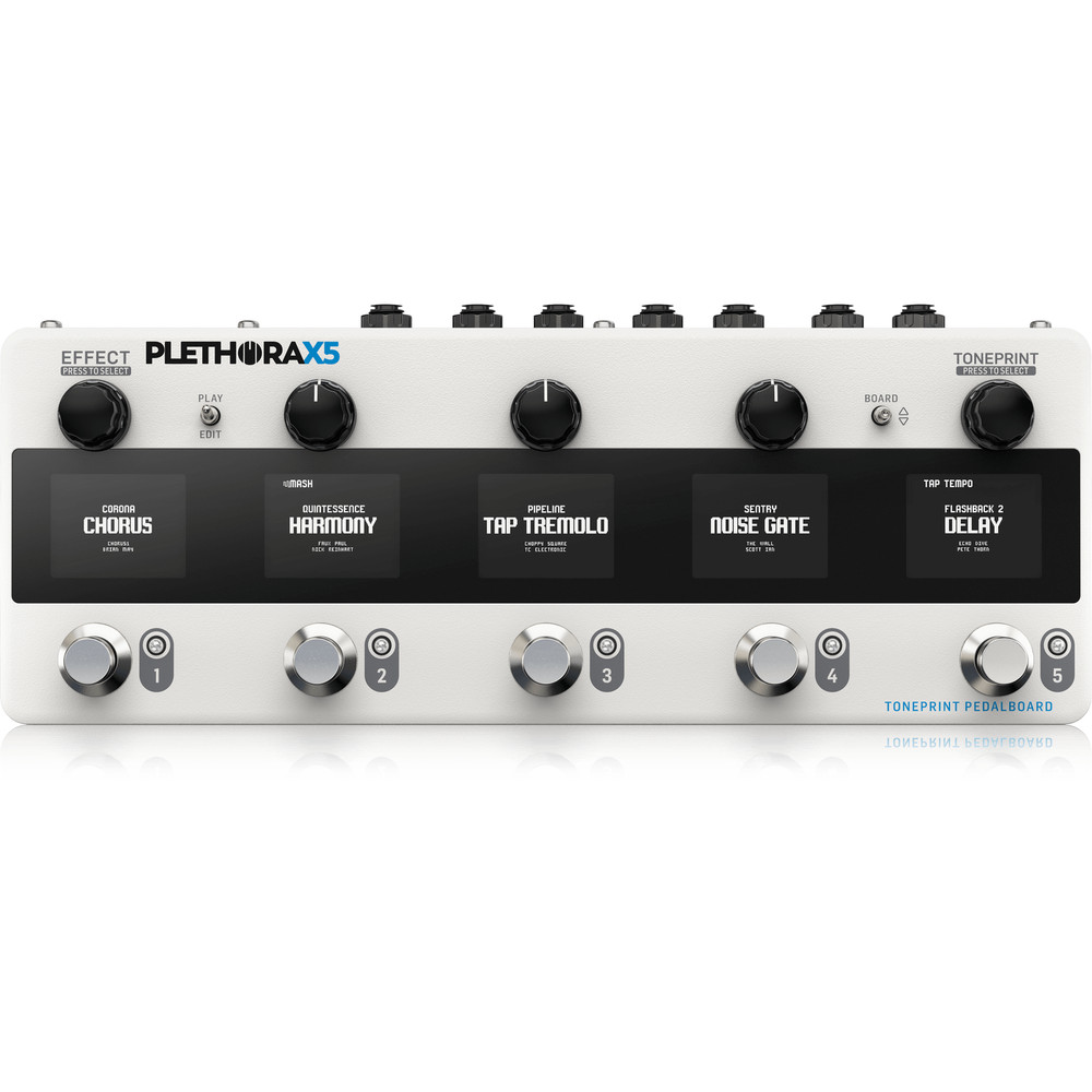 TC Electronic PLETHORA X5 TonePrint Multi-FX Pedalboard