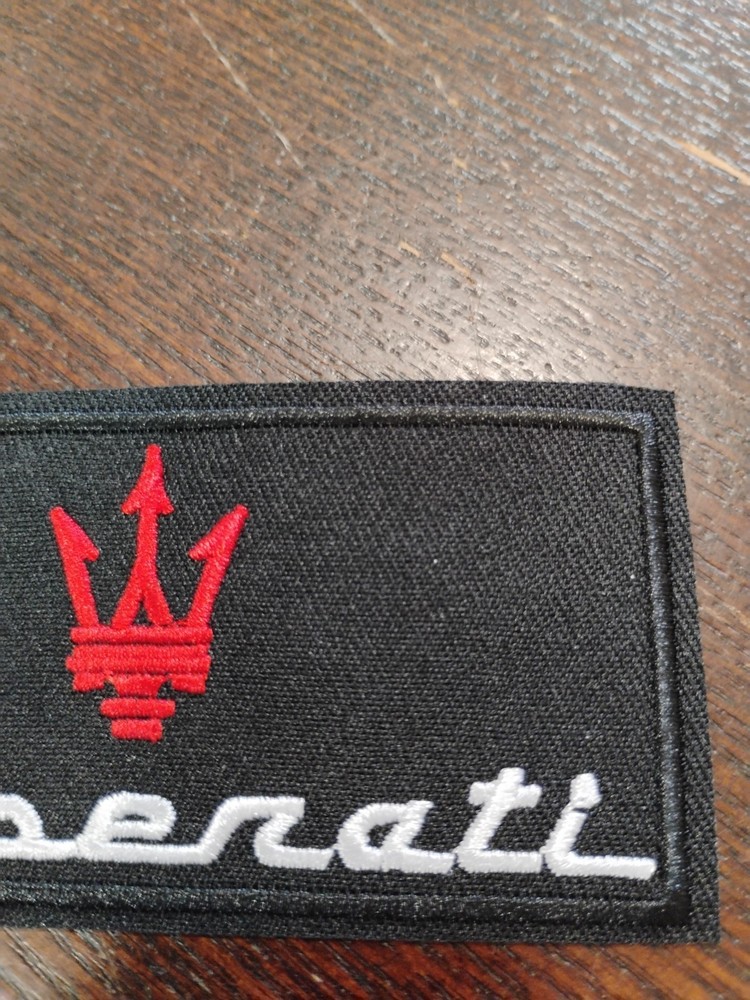 🏎️🏎️ New Maserati Embroidered Iron On Patch