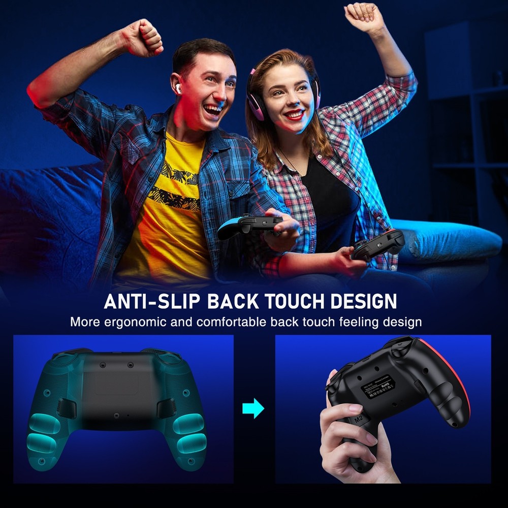 2Pcs Wireless Switch Controller for Nintendo Switch/Switch 2/Lite/OLED Controlle