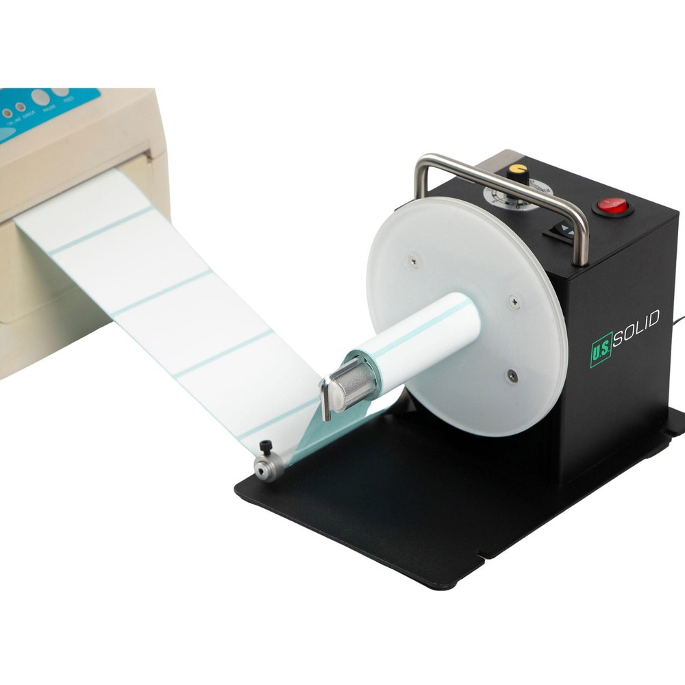 U.S. Solid Automatic Label Rewinder 3.15 in Width Bi-directional Rewinding