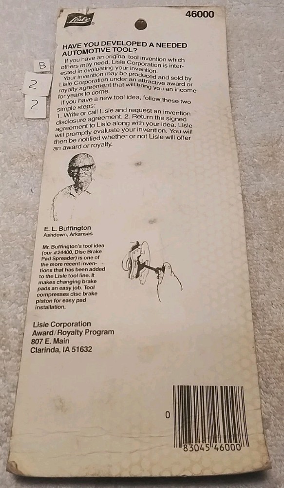 46000 LISLE COMBINATION INTERNAL-EXTERNAL SNAP RING PLEIRS 🇺🇸