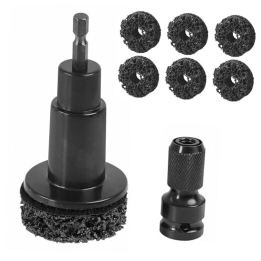 Wheel Hub Resurfacing & Stud Cleaning Kit, Quick Rust Removal Tool for Lug