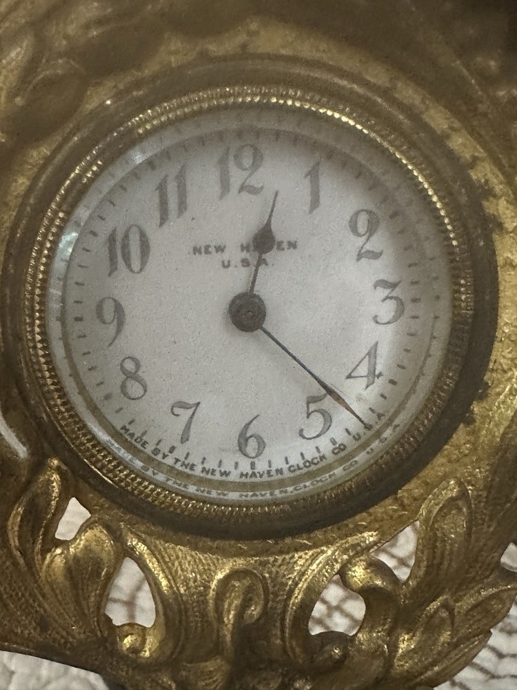 gilt bronze clock