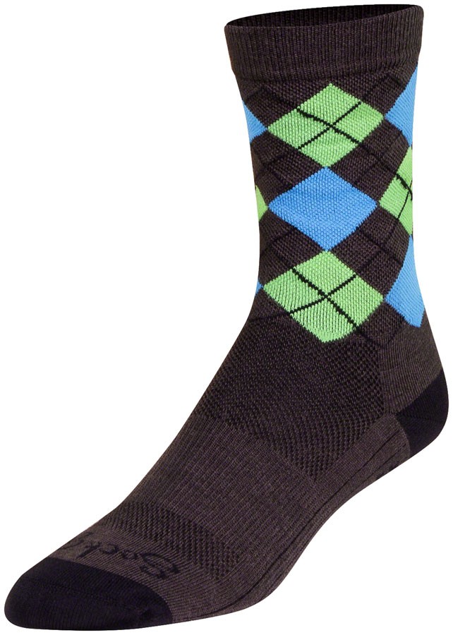 SockGuy Wool Highlander Socks - 6", Large/X-Large