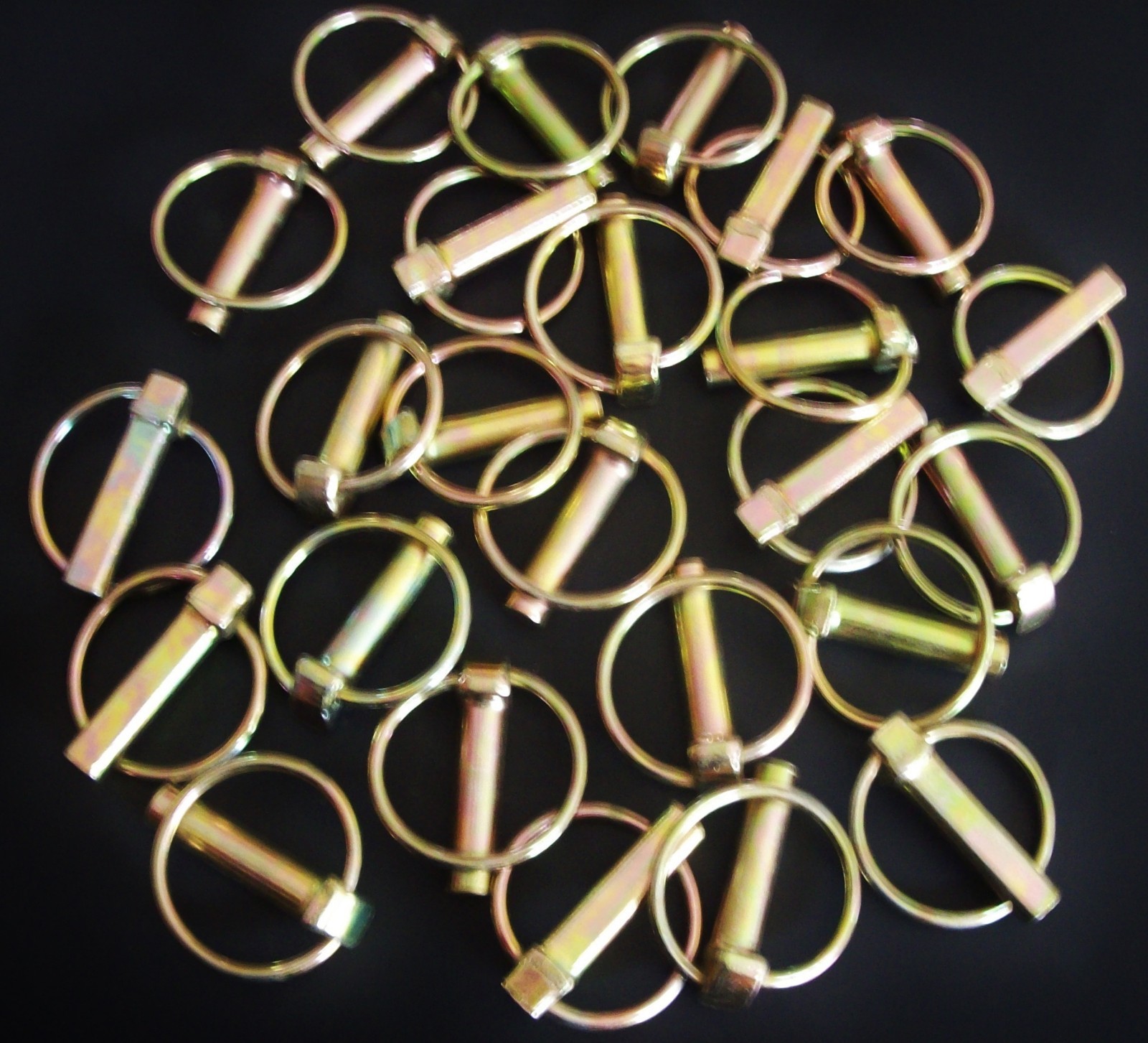 25 GOLIATH INDUSTRIAL 7/16" LYNCH LINCH PIN 3 POINT HITCH CLIPS TRACTOR LP716