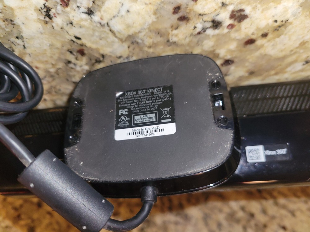 Microsoft 1414 Xbox 360 Kinect Sensor Bar Only Black