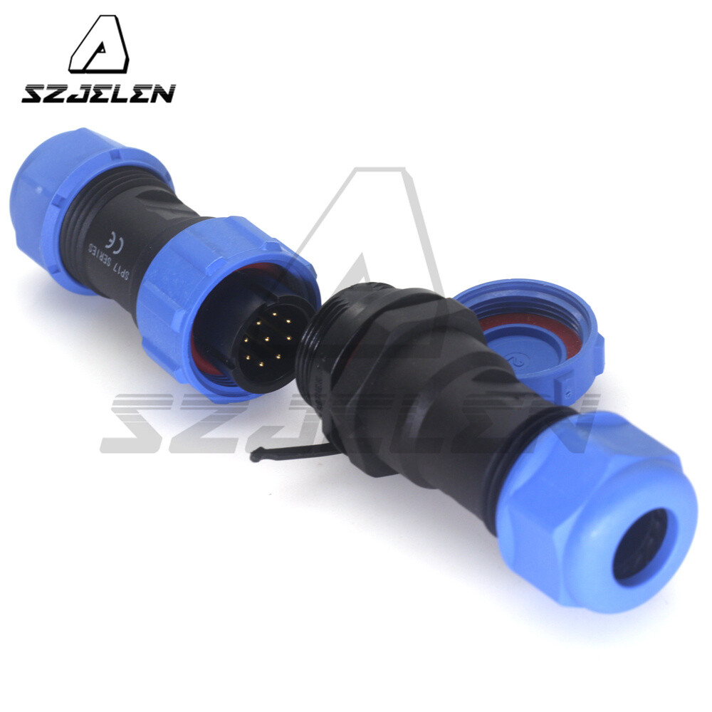 SP17 9Pin Panel Mount Waterproof Connector IP67,Electrical Cable Connectors