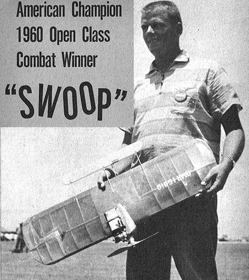 Hobby Helpers Model Airplane Plan Set #261, Pixie RC, Swoop CL Combat, Bearcat