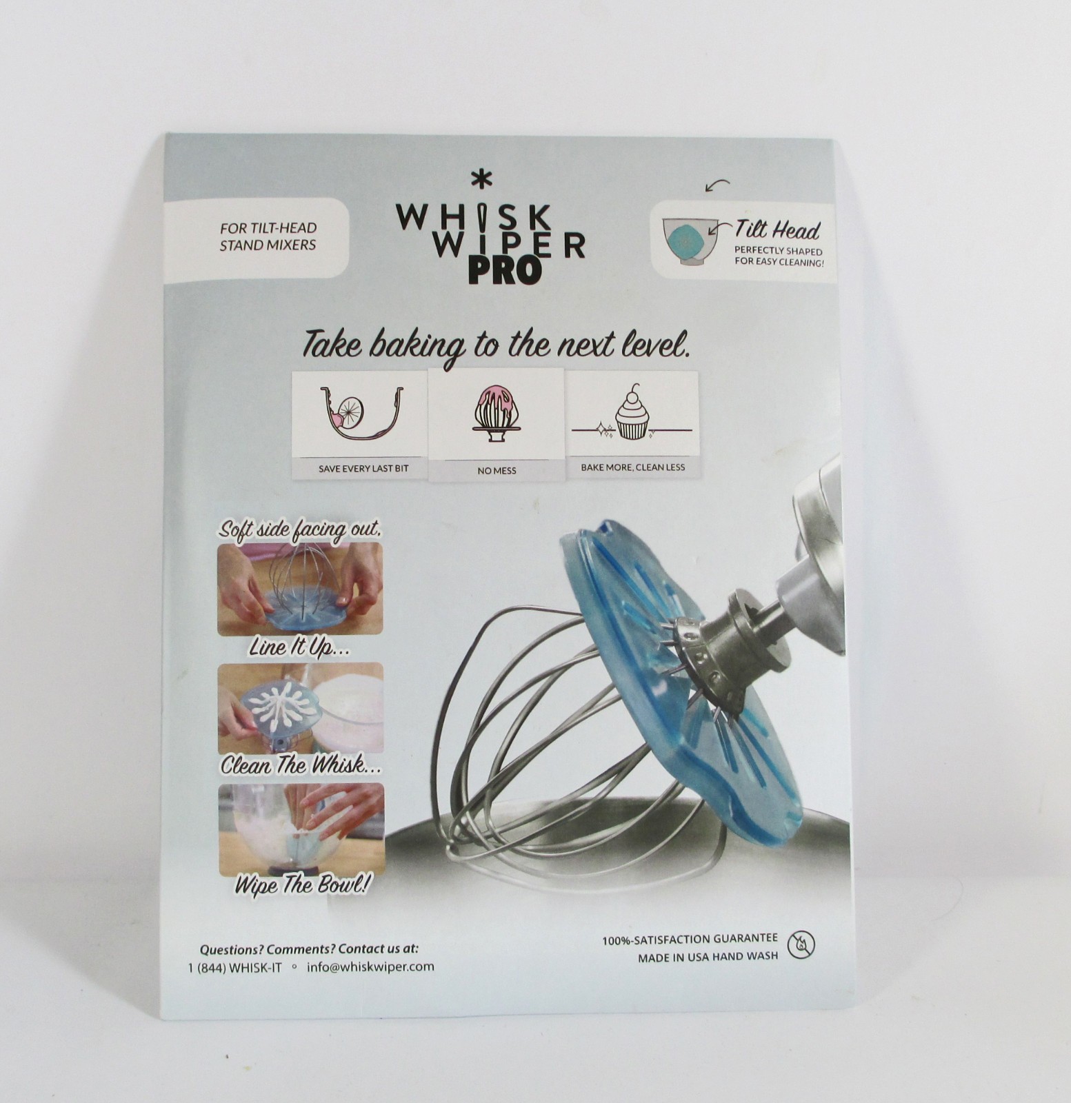 Whisk Wiper® PRO compatible with KitchenAid Bowl Lift Stand Mixers