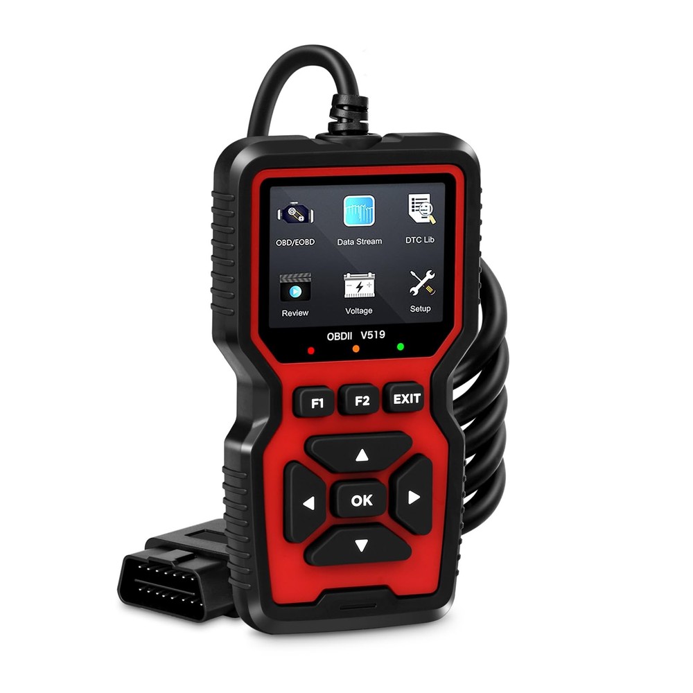 Pro OBD2 Scanner Tool, Check Engine Code Reader, Reset, Mode 6, Mode 8, 35K+