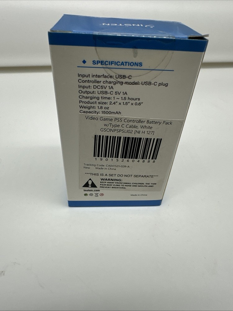 Insten PS5 Controller Battery Pack- 2 Pack- Two Are Included