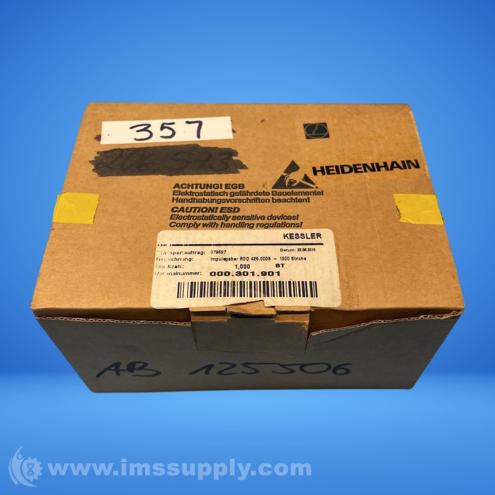 Heidenhain Corp 376846-78 Incremental Rotary Encoder FNOB