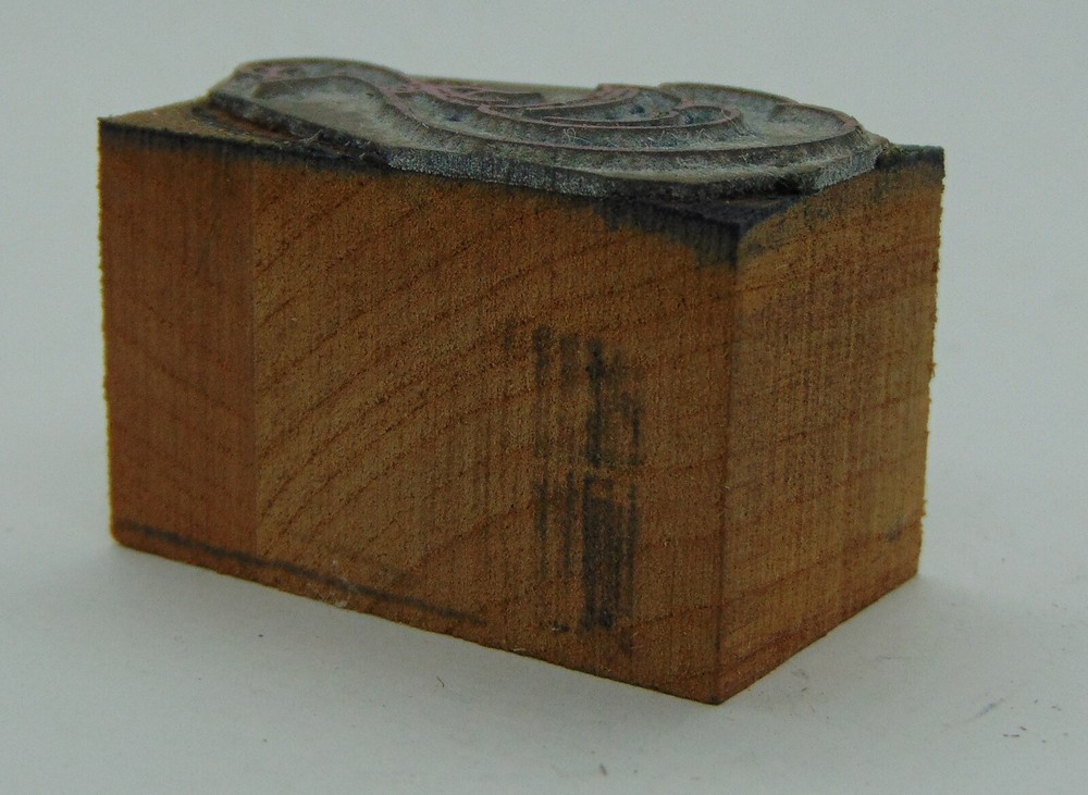 Printing Letterpress Printers Block Bird IN PRETTY ROUGH SHAPE