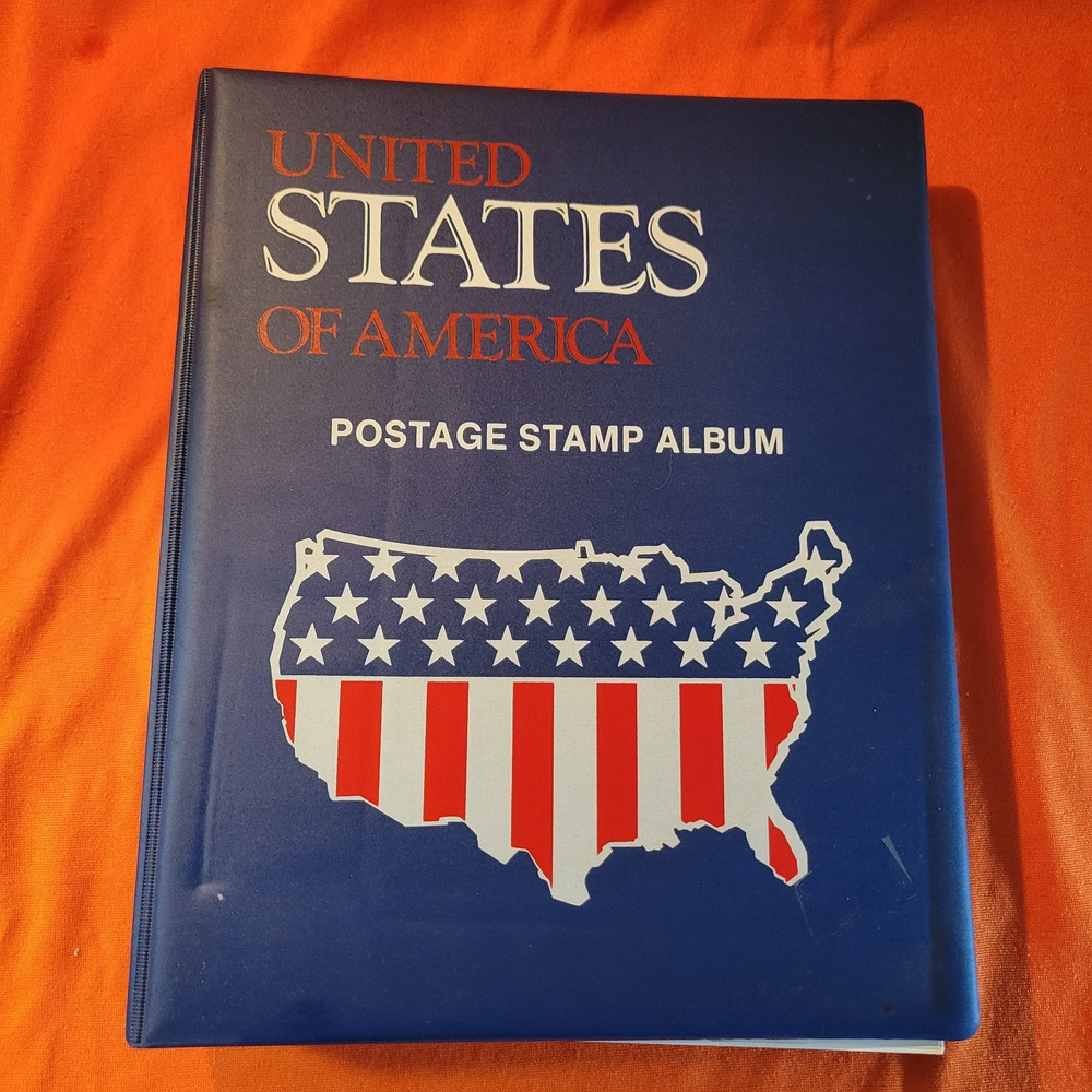 Vintage United States Postage Stamp Collection Album 1847 - 1989, CWS