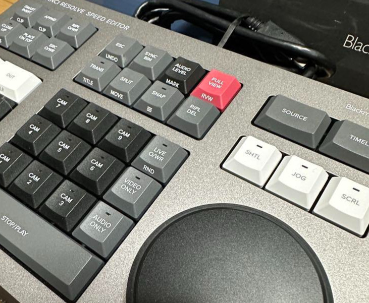 Blackmagic DaVinci Resolve Speed Editor Keyboard No Software Japan Used