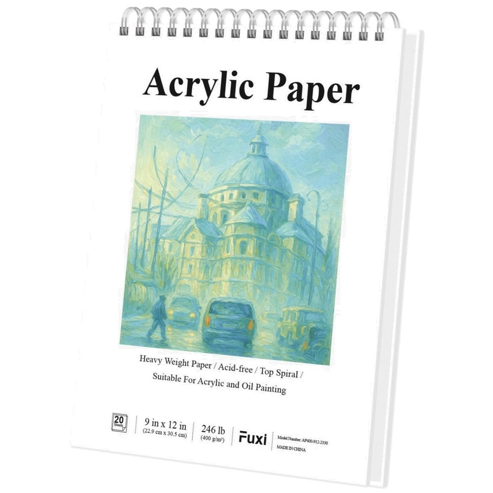 Acrylic Paper Pad for Layered Techniques, 20 Sheets