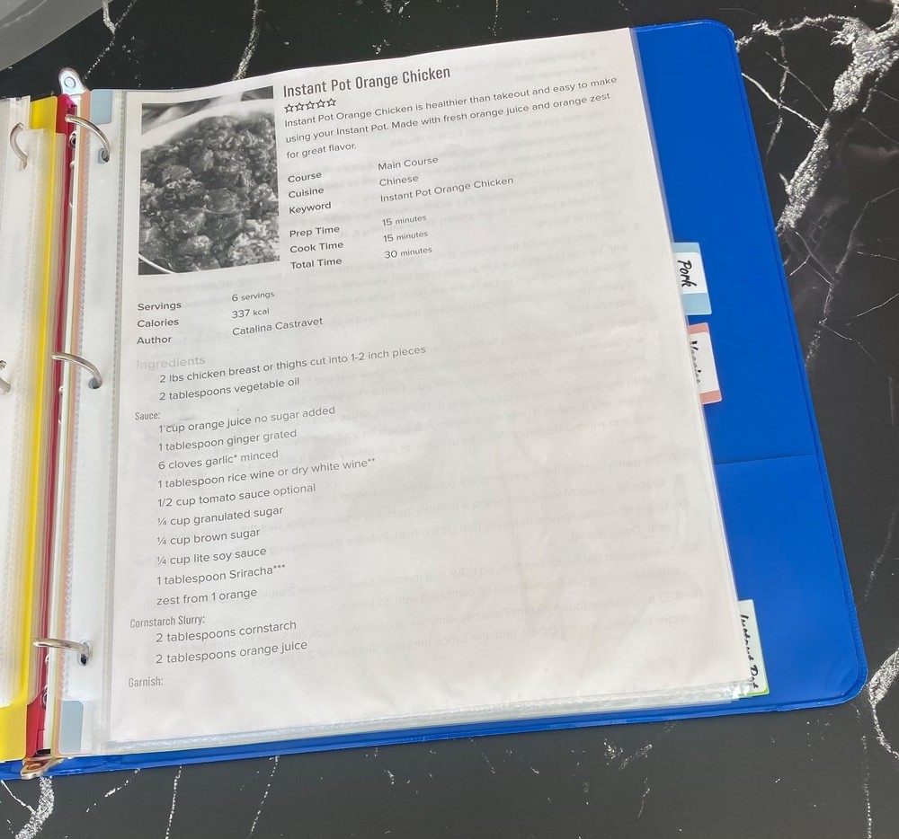 Sheet Protectors for 3 Ring Binder, 50 Pack, Clear Page 50