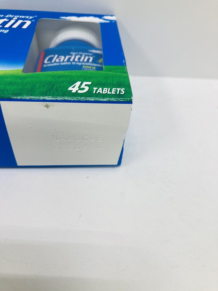 Claritin Non-drowsy 45tablets EXP 4/26
