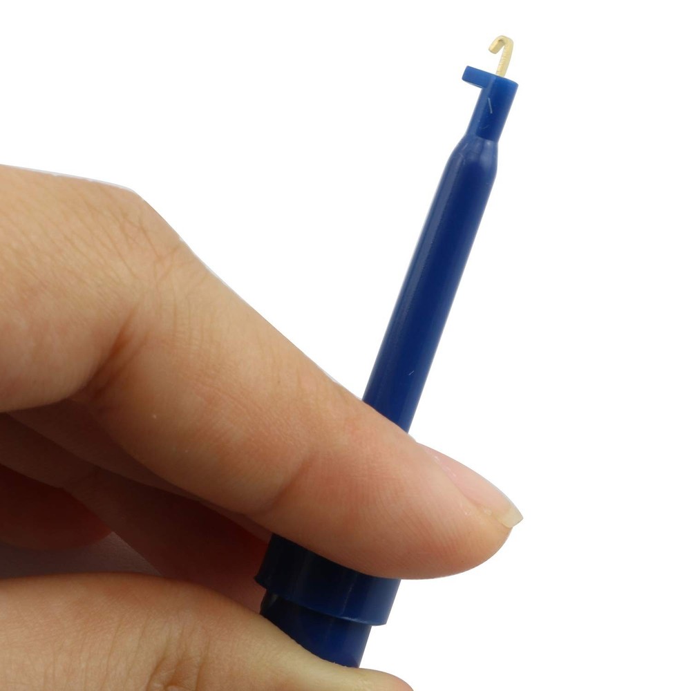 12-Pack 58mm Multi-Colored Test Hook Clips for Electrical Testing Probe Grabb...