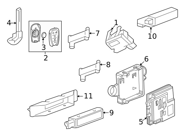 Genuine GM Module Bracket 42699638