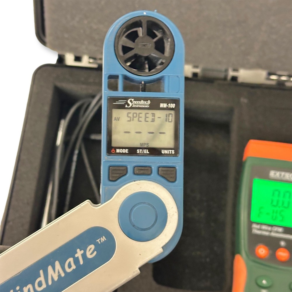 Extech SDL350 Hot Wire Anemometer Datalogger & WindMate WM-100 Wind Meter