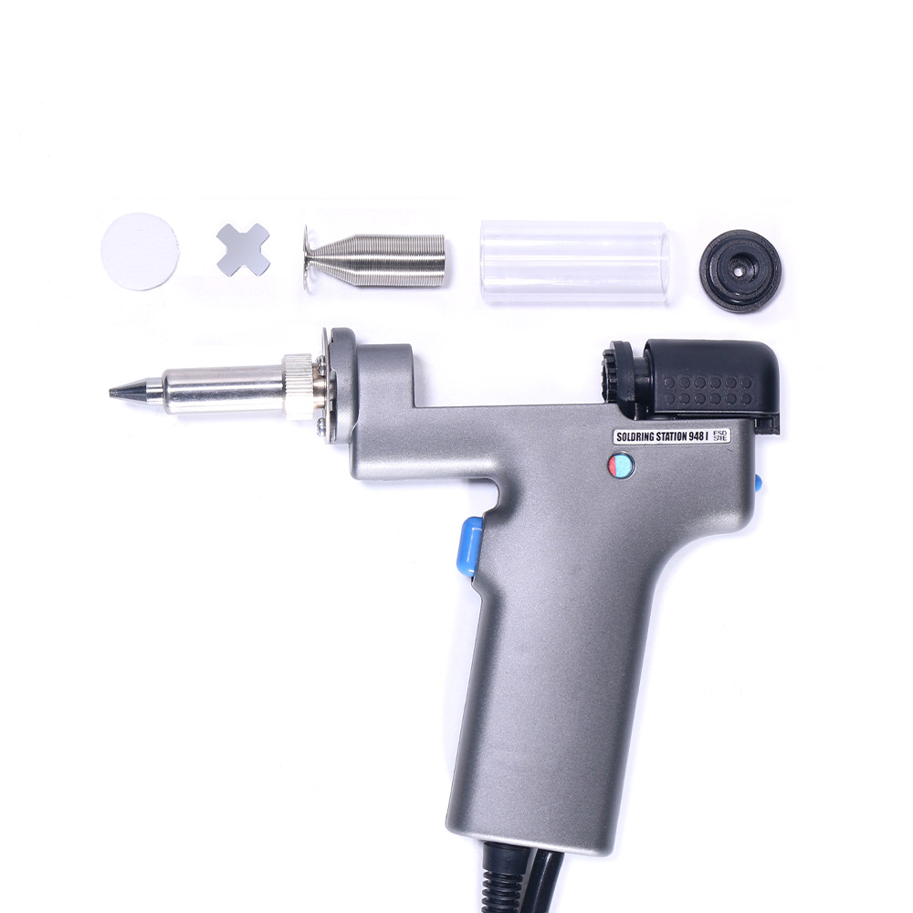 WEP 948-II 4-in-1 Digital Soldering & Desoldering Rework Station Kit Vacuum Pump