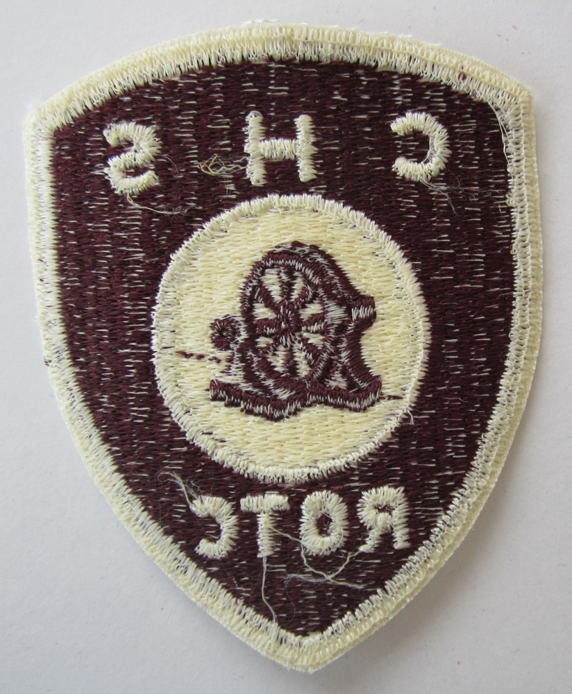ORIGINAL Vintage CHS ROTC SCHOOL PATCH