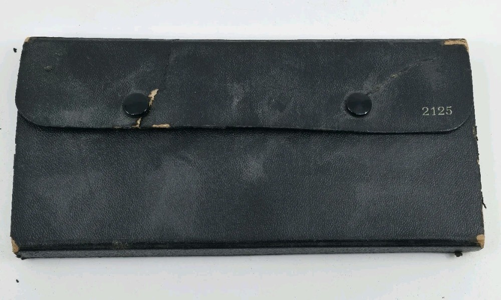 Vintage Tacro Germany 2125 Drafting Set Compass Engineer Architect Tools Case