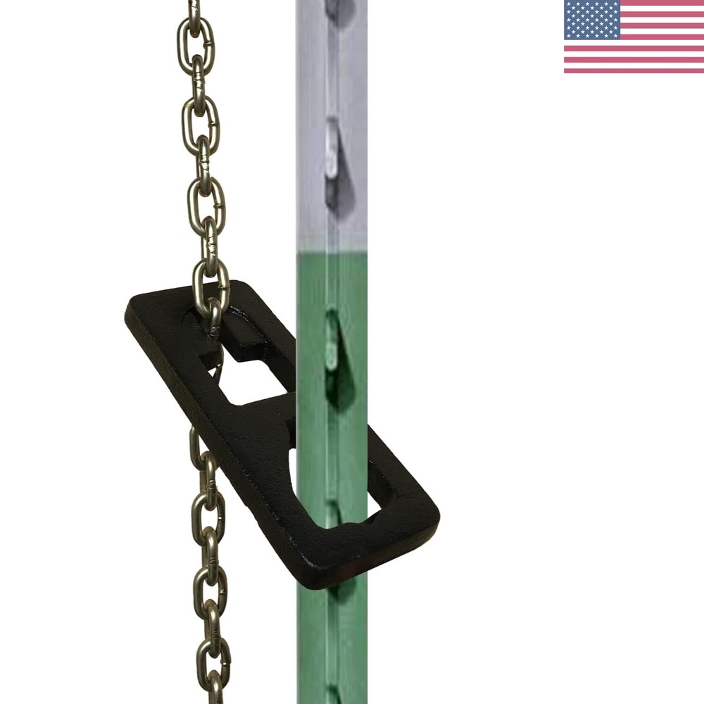 Cast Iron T Post Puller - Multi-Tool Compatibility for Easy T-Post Extraction