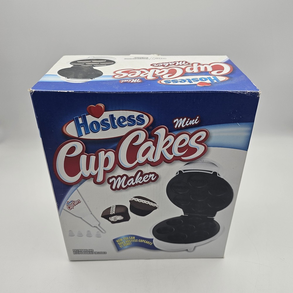Hostess Mini Cupcakes Maker Baking Machine for Dessert Non Stick OPEN BOX