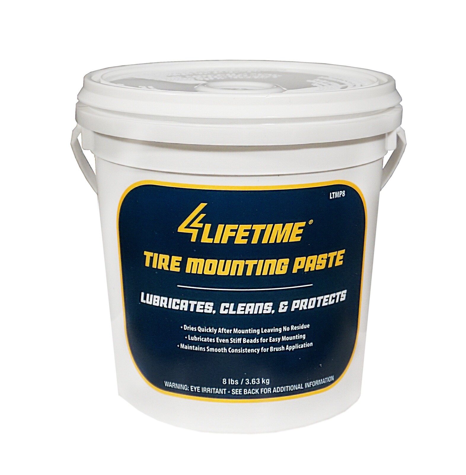 4LIFETIMELINES Tire Mounting Paste, 8lb Pail, No Hassle, Premixed
