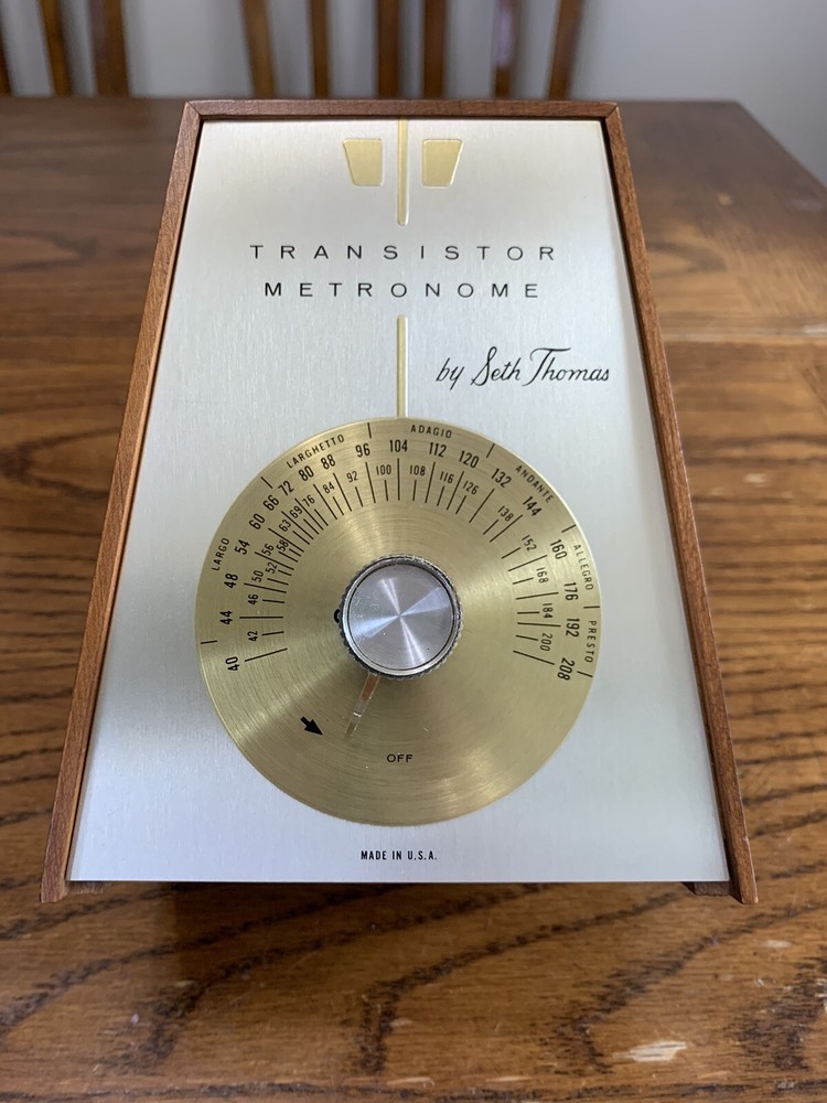 Vintage Seth Thomas Transistor Metronome E970-000 Read