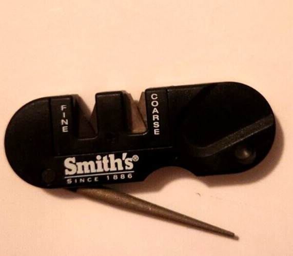 SMITH'S POCKET PAL -  PP1 Multifunction Knife Sharpener - Diamond Rod - Serrated