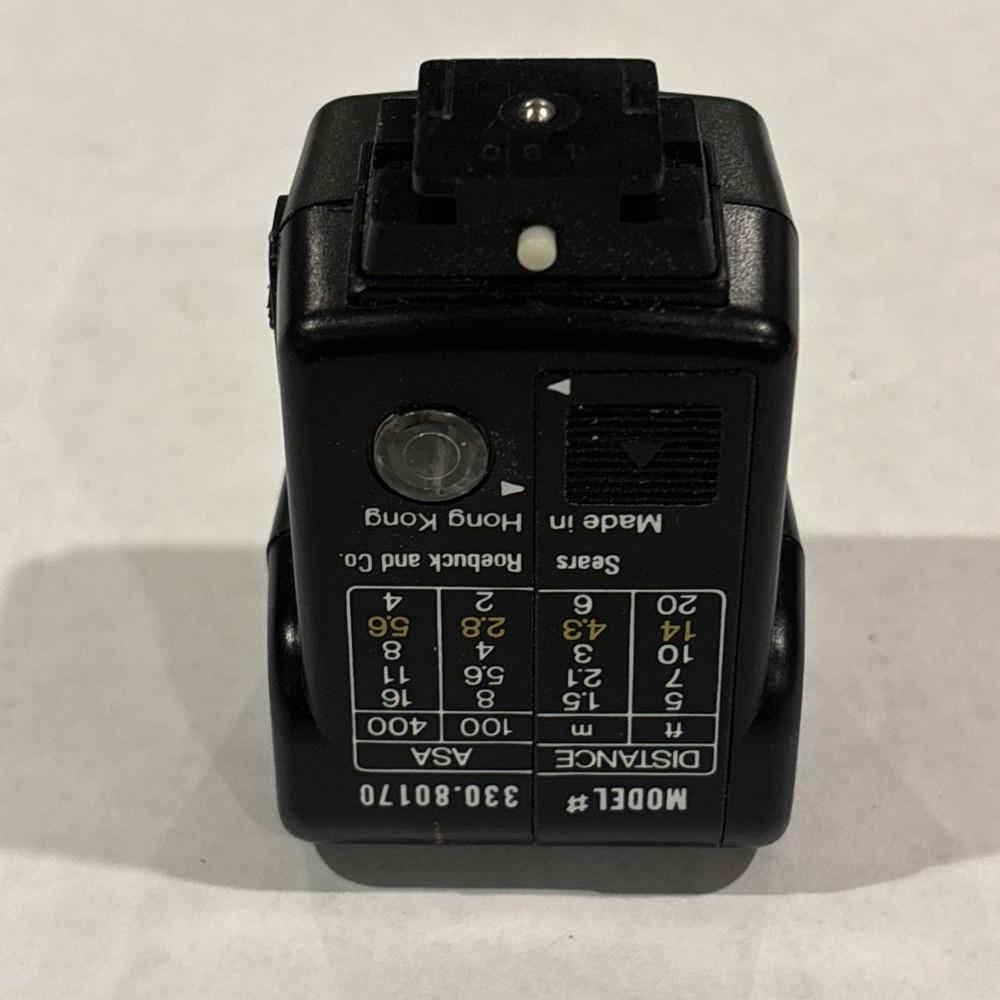 Sears Auto Model #330.80170 Universal Shoe Mount Camera Flash