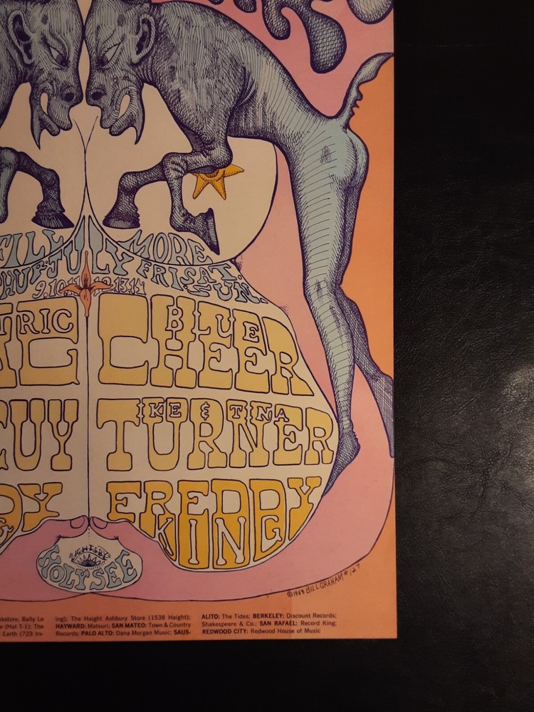 POSTER BG-128 / First printing / Buddy Guy / Blue Cheer