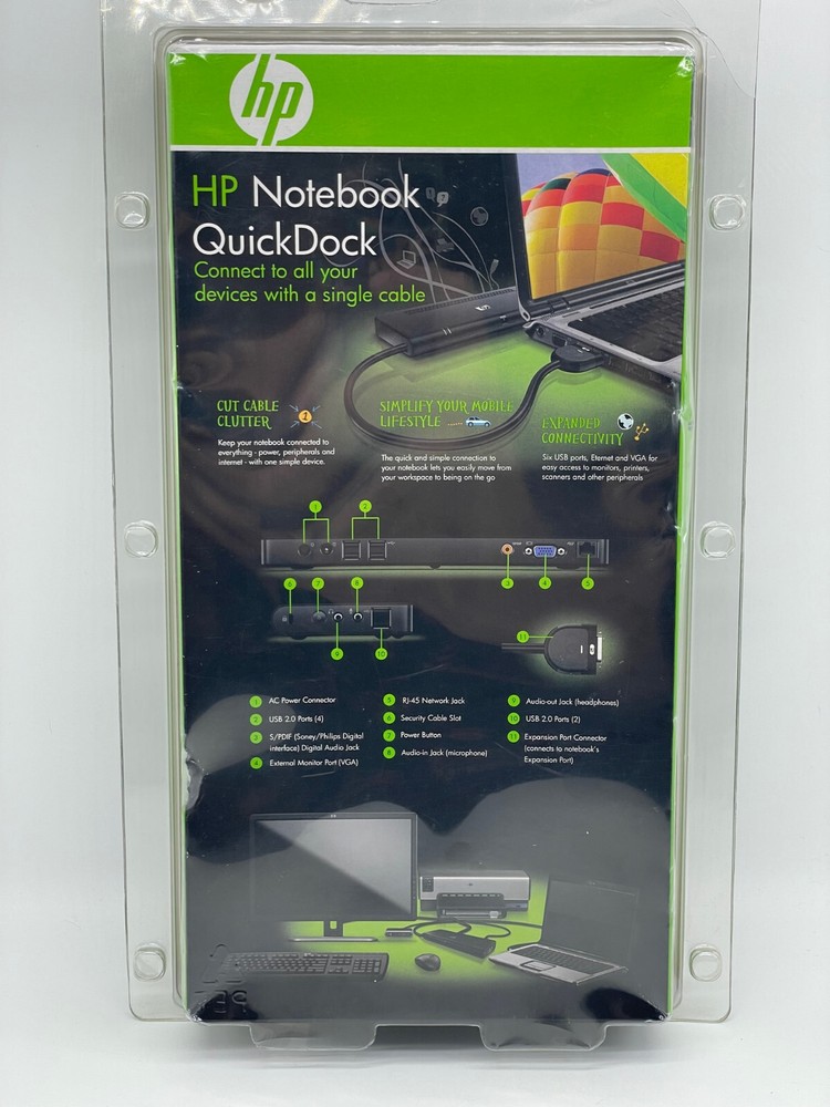 HP Notebook Quick Dock New Opened Package # KN744AA#ABA NEW