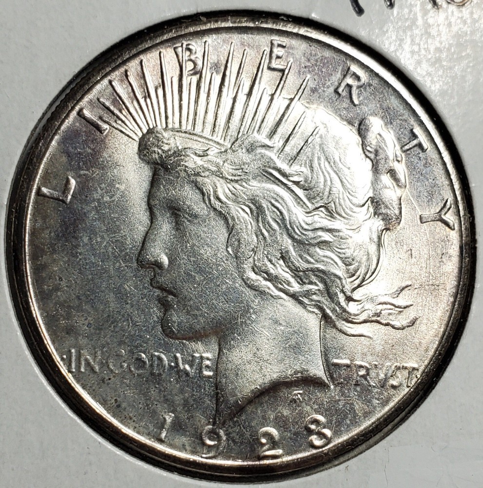1923-S U.S. Peace Silver Dollar Nice Ch. BU