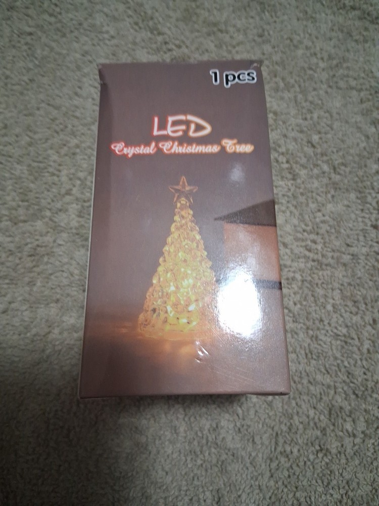 LED Christmas tree crystal