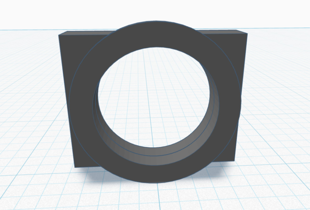Nikon Rectangular Eyepiece To Round DK-19 Rubber Eyecup Adapter