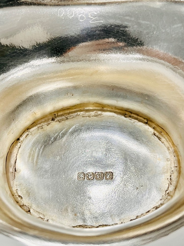 Vintage EPNS Silver Plated Footed Fruit Cake Bread Basket w/ Swing Handle