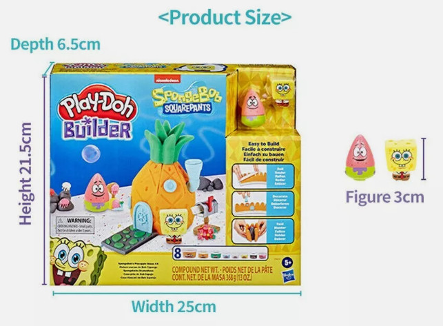 [PLAY DOH] Builder Series SpongeBob Squarepants Pineapple House / Express